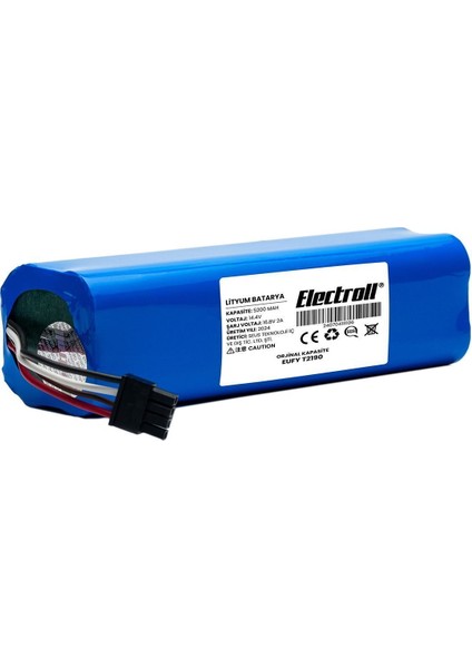 Eufy T2190 Uyumlu Batarya (Orjinal Kapasite) 5200MAH Pil Robot Süpürge Batarya Değişimi fiyatları