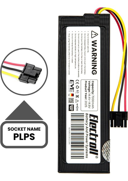 Philips XU3000/02 Homerun 3000 Serisi Uyumlu Batarya (Maksimum Kapasite) 7000MAH Robot Süpürge Pili indirimleri