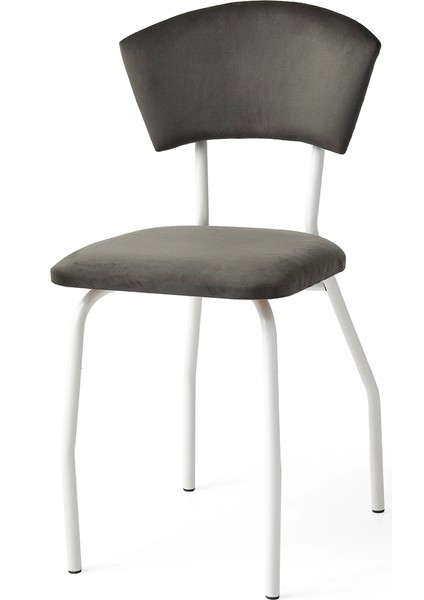 Çlk Metal Ayaklı Kumaş Salon Balkon ve Mutfak Sandalyesi 1 Adet