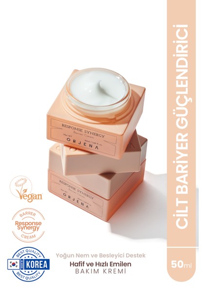 Response Synergy Barrier Cream- Hassas Ciltlere Özel Onarıcı Besleyici Yüz Kremi-50ml