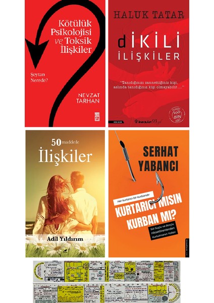 İlişkiler ve Yaşam 4 Kitap Set (Matematik Öğreten Cetvel)