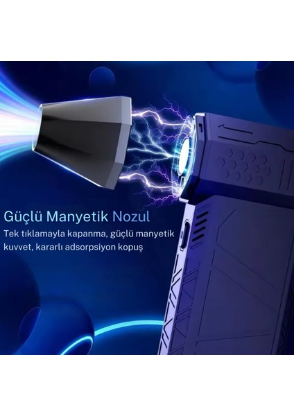 Turbo Fan Mini Jet Fan Şiddetli Fan Hava Kompresör 130.000RPM Şarjlı Taşınabilir 3 Kademe fiyatları