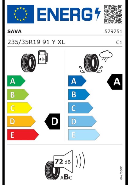 235/35 R19 91Y Intensa Uhp 2 Xl Fp Oto Yaz Lastiği (ÜRETIM:2024)