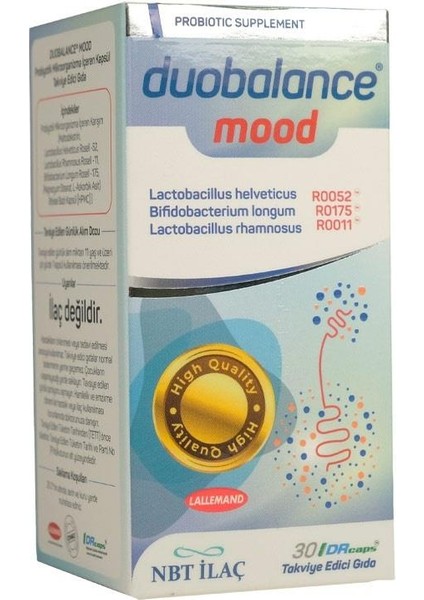 Duobalance Mood Probiyotik 30 Kapsül
