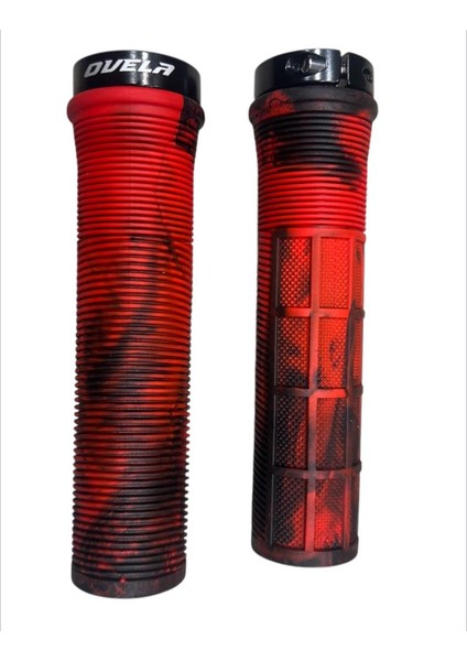 Bisiklet Elcik Uzun 130MM Kırmızı -Siyah