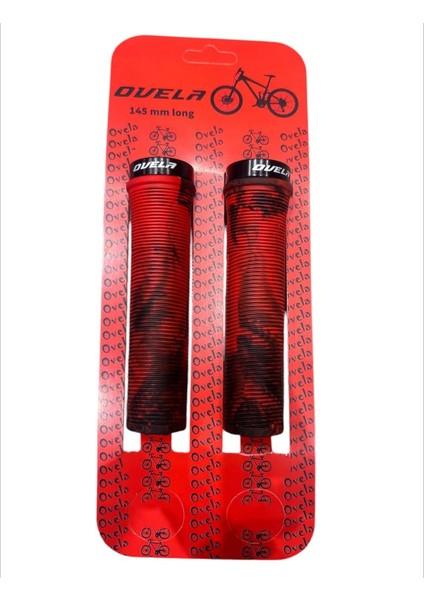 Bisiklet Elcik Uzun 130MM Kırmızı -Siyah