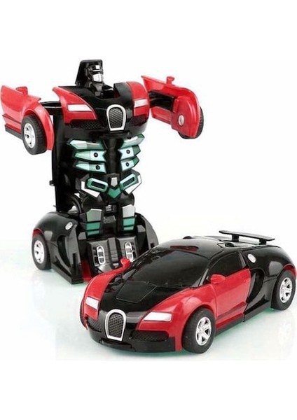 Robota Dönüşen Araba Transformers It Bırak - Bugatti Model 4'lü