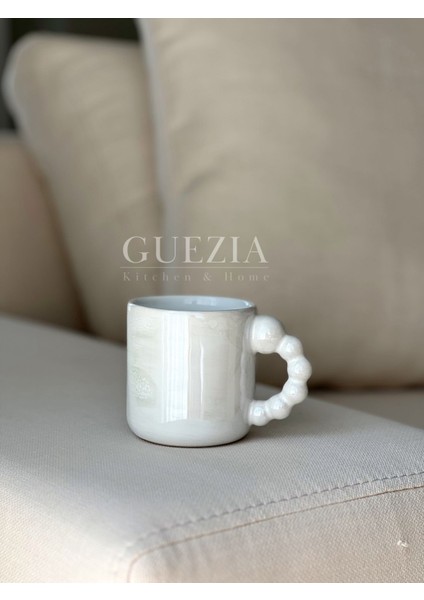 Pearl Boncuk Mug | El Yapımı Seramik Bardak Kupa | 300 ml | 1 Adet fiyatları