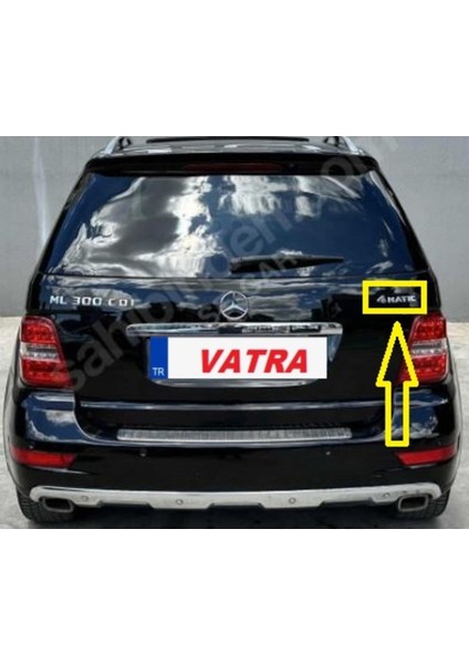 ML300 Cdı Cdı-4 Matic Krom Bagaj Yazısı.