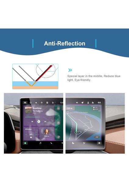 Skoda Kodiaq Prestige-Sportline Paket 2024 2025 Model 13 Inç Multimedya Uyumlu 9H Nano Ekran Koruyucu modelleri