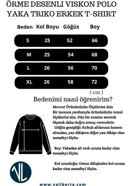Örme Desenli Viskon Polo Yaka Triko Erkek T-Shirt - Ekru