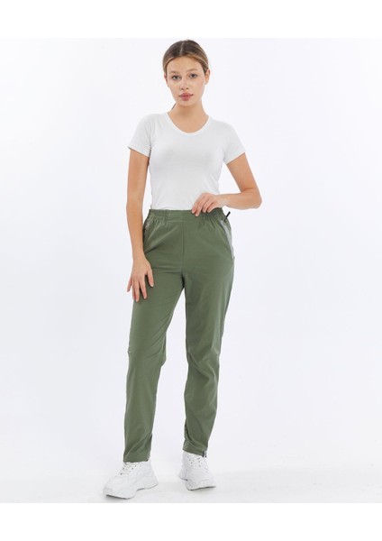 Quick Dry Kadın Trekking Pantolon-Haki