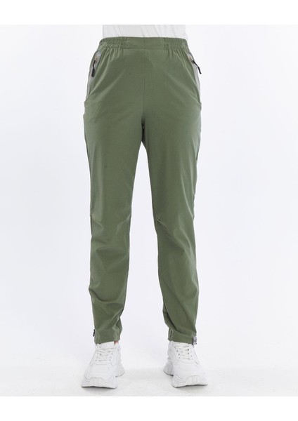 Quick Dry Kadın Trekking Pantolon-Haki