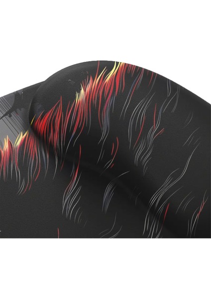 Dark Cat Bilek Destekli Mouse Pad,baskılı Mouse Pad,ergonomik Rahat Konforlu Mouse Pad