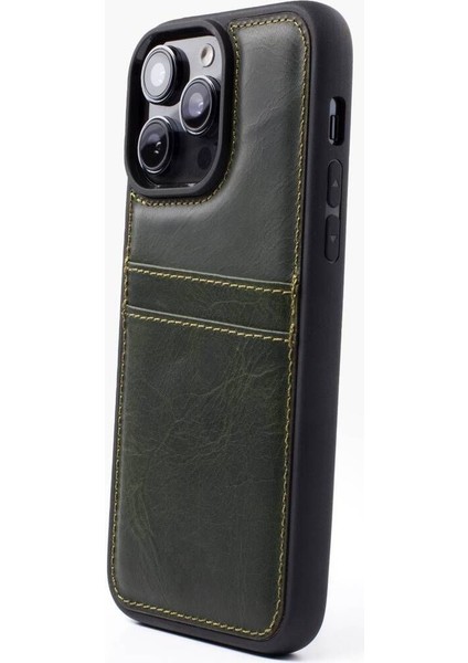 El Yapımı Hakiki Deri İphone 15 Plus Back Cover CC Kılıfı fiyatları