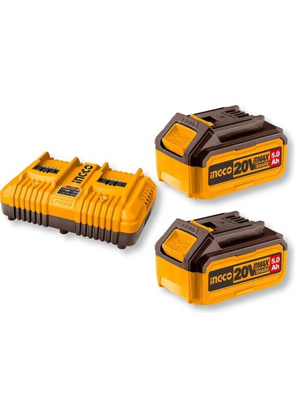 FBCPK2425E Li-Ion Akü ve Şarj Cihazı Seti 20V 5.0AH