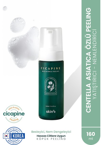 Cica Pine Mild Bubble Peeling - Yatıştırıcı ve Nemlendirici Köpük Peeling-160ml