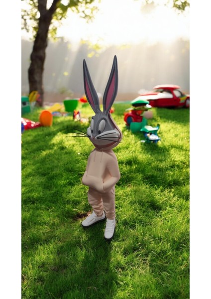 Bugs Bunny Figürü -3d Baskı ile Gerçekçi Detaylar, Koleksiyonluk Parça 36 cm