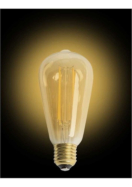 Ct 4284 Rustik LED Ampul Amber