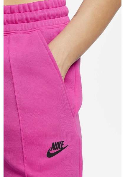 Sportswear Tech Fleece Standart Fit Mid Rise Jogger Kadın Eşofman Altı Fuşya fırsatları