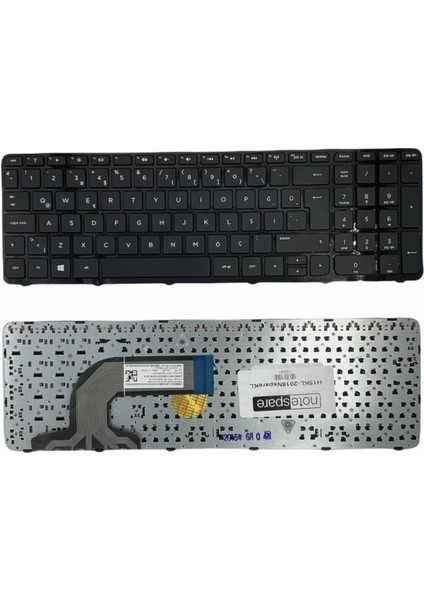 Hp ile Uyumlu Pavilion 15-G300 Touchsmart Notebook Klavye Siyah Tr