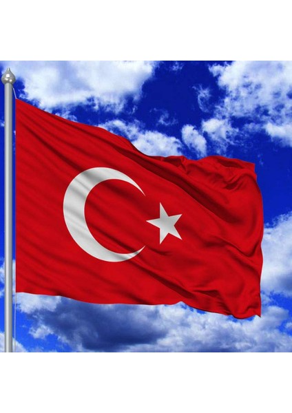 100X150 cm Türk Bayrağı Kenarı Dikişli %100 Polyester+Pamuklu (Alpaka Kumaş) fiyatları