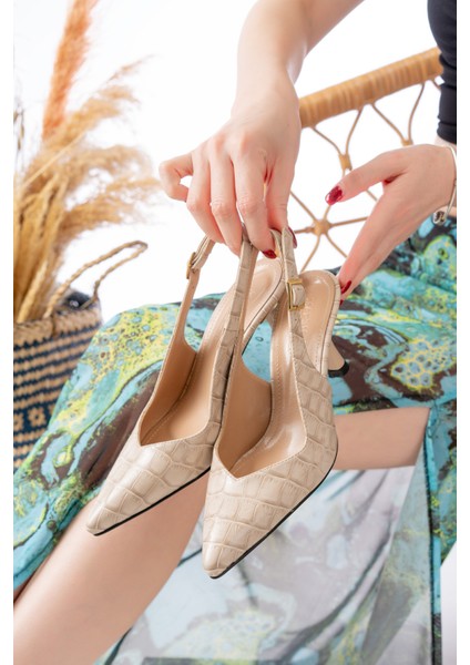 Kadın Ares Kroko Stiletto modelleri