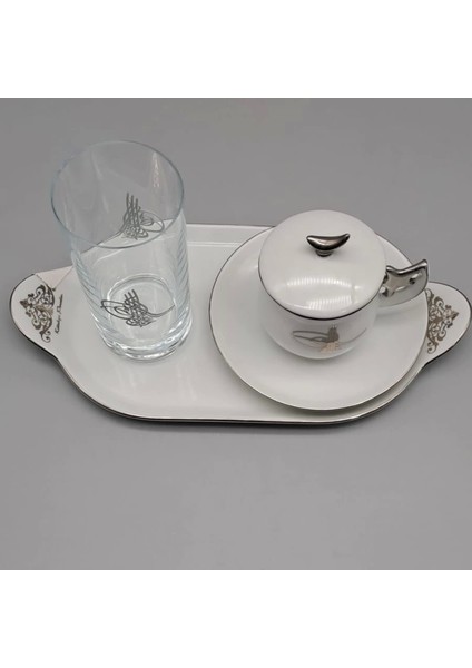Paşa Tepsili Kahve Takımı