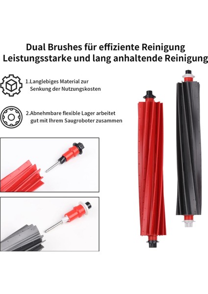 S8 Maxv Ultra Robot Süpürge Ana Yan Fırça Hepa Filtre Paspas Bezi Toz Torbaları Yedek Yedek Parçalar (Yurt Dışından) modelleri