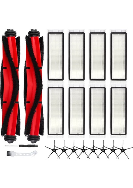 Q5 / Q5+ Plus Robot Süpürge Ana Yan Fırça Hepa Filtre Yedek Parça Aksesuarları (Yurt Dışından)