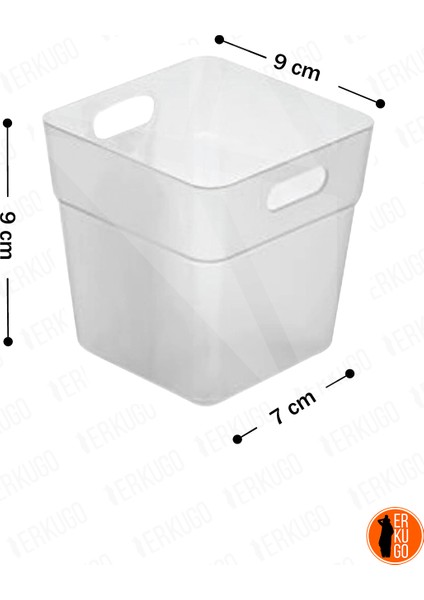 1 Adet Mini Kutu, Buzdolabı & Kapak Içi Düzenleyici, Organizer Kutu