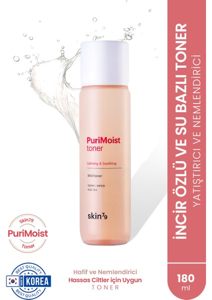 Purimoist Toner-Yatıştırıcı Nemlendirici Tonik-180ml