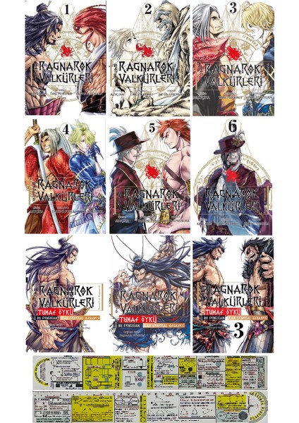 Ragnarok Valkürleri 9 Cilt Set (Matematik Öğreten Cetvel) - Ayzçika