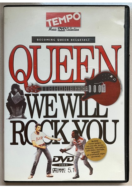 Queen Becoming Queen Belgeseli We Will Rock You DVD (Orijinal Dönem Baskı Cd)