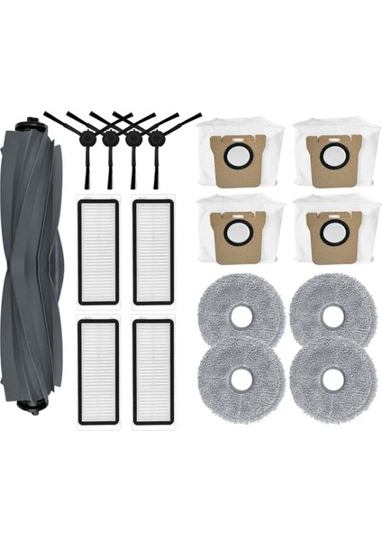 Bot L30 Ultra/ L20 Ultra Sarf Malzemeleri Robot Süpürge Yedek Parçaları Filtre Paspas Toz Torbası Değişimi, A (Yurt Dışından)