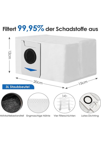 T30 / Max Pro Robot Süpürge Fırça Mop Pedi Toz Torbası Aksesuarları Için Yedek Parçalar (Yurt Dışından) fırsatları