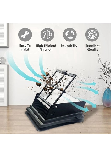 Floor One S7 Pro / S6 Parçaları Sürüm 1 Kablosuz Islak Kuru Elektrikli Süpürge Yedek Silindir Fırça Filtresi (Yurt Dışından) modelleri