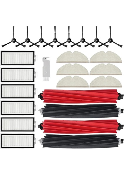 Q8 Max+/q5 Pro/q8 Max/q5 Pro+ Robot Süpürge Aksesuarları Kiti Hepa Filtreleri Paspas Bezleri Için Yedek (Yurt Dışından)