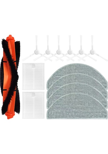 E10 E10C E12 B112 / 3c Plus C103 Robot Süpürge Yedek Parça Aksesuarları Filtre Paspas (Yurt Dışından)