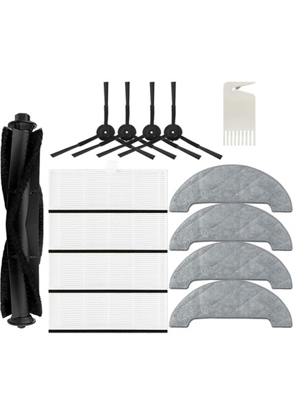 Ana Yan Fırça Hepa Filtre Toz Torbası Paspas Bezi Bez Aksesuarları L11/L11 L11PRO Robot Süpürge Yedek Parçaları (Yurt Dışından)