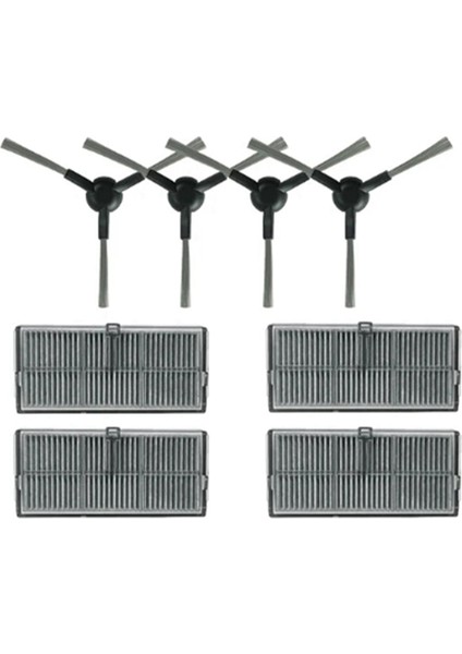L10S Pro Ultra Heat X30 / /X30 Robot Süpürge Parçaları Yan Fırça Hepa Filtresi (Yurt Dışından)