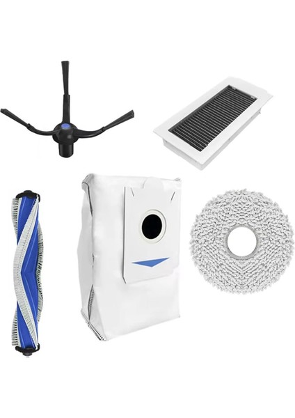 Debot X5 Pro Robot Süpürge Ana Yan Fırça Hepa Filtre Paspas Bezi Yedek Parçaları (Yurt Dışından) fırsatları
