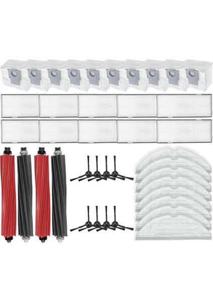 S8 / S8+ Plus Vakum Parçaları Ana Yan Fırça Hepa Filtre Paspas Bezi Toz Torbaları Yedek Aksesuarlar (Yurt Dışından)