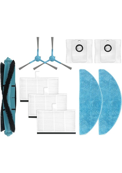 8290 Elektrikli Süpürge Parçaları Ana Yan Fırça Filtre Paspas Bezi Toz Torbası (Yurt Dışından) indirimleri