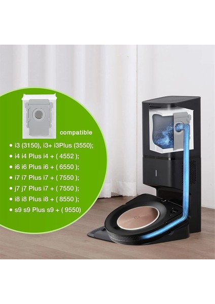 I3 I3+ / I4 I4+ I6 I6+ I7 I7+ J7 J7+ I8+ S9 S9+ Robot Süpürge Aksesuarları Için Toz Torbası (Yurt Dışından) modelleri