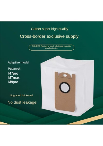 M8 Pro/m7 MAX/V980 Robot Süpürge Toplama Için 25 Adet Toz Torbası Büyük Kapasiteli Bez Torbalar (Yurt Dışından) fiyatları