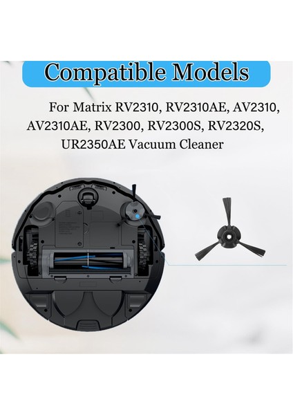 RV2310, RV2310AE, AV2310, AV2310AE, RV2300, RV2300S, RV2320S, UR2350AE Robot Süpürge Parçaları Için Yan Fırça (Yurt Dışından) fiyatları