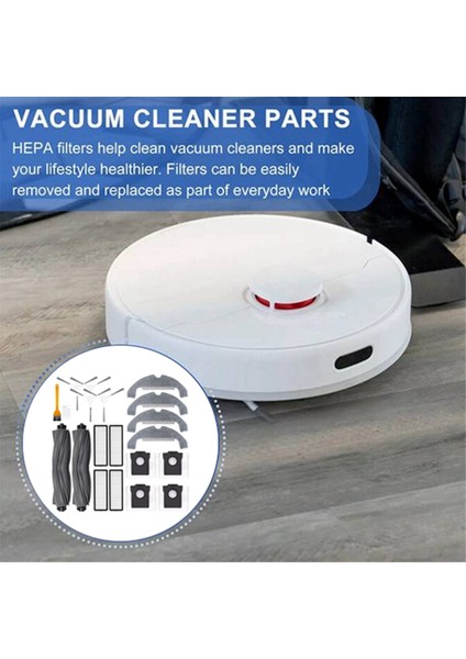 D10 Plus Gen 2/RLD32GD Robot Süpürge Parçaları Ana Yan Fırça Filtre Toz Torbası Paspas Bezi Aksesuar Seti (Yurt Dışından) indirimleri