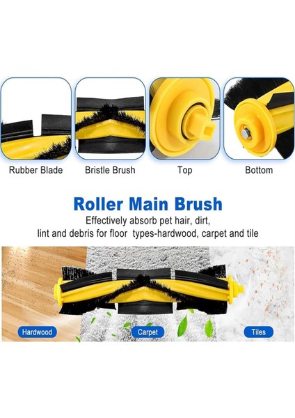 Ozmo T8 T8+T8 + Max N8 /n8 Pro N8+ Plus Pro+ Elektrikli Süpürge Parçaları Için (Yurt Dışından) modelleri