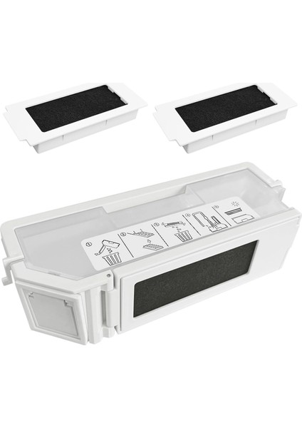 T30 Pro Omnı / T30S Combo Robot Süpürge Aksesuarları Için Toz Kutusu Yedek Parçaları (Yurt Dışından)